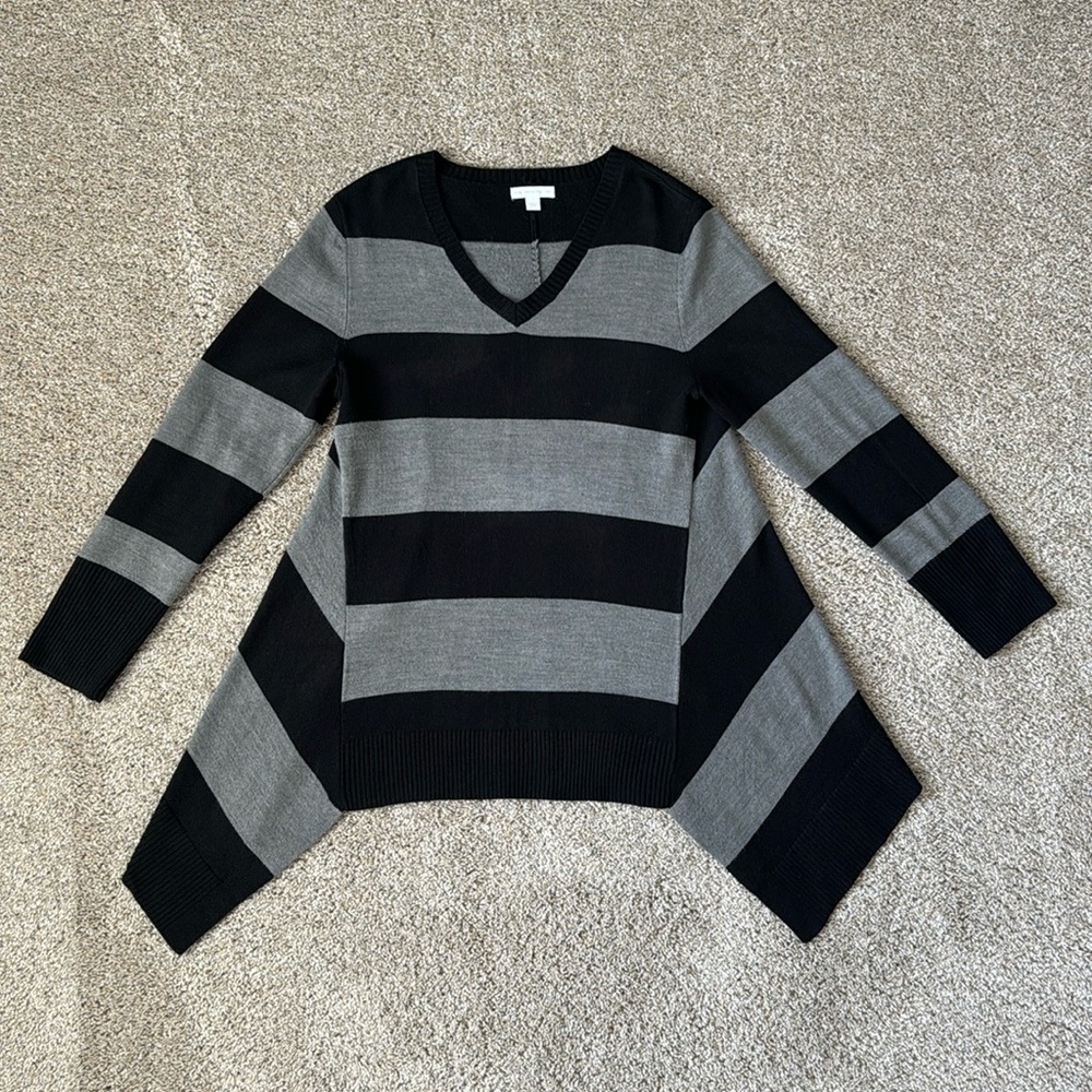 New York & Company Striped Sweater